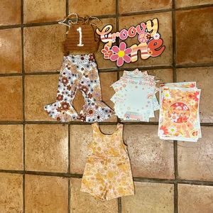 Groovy Outfits with some Groovy Decorations.